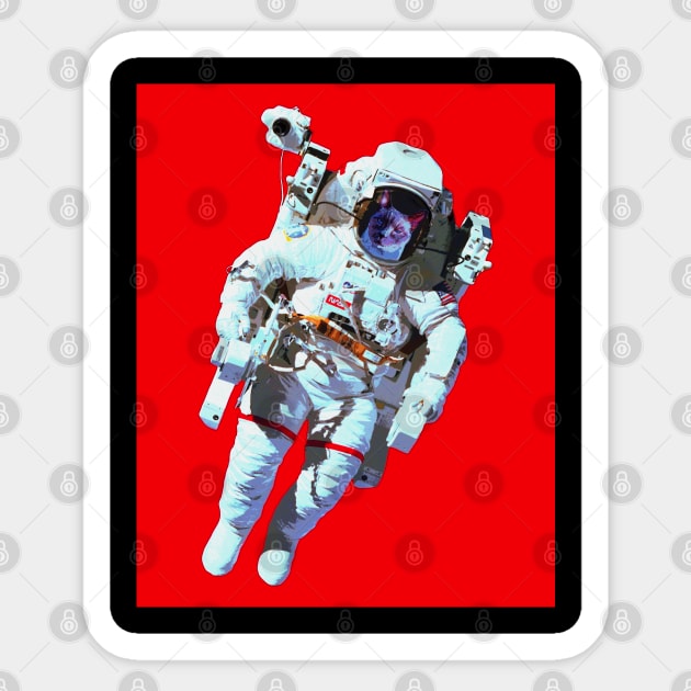 astronaut cat Sticker by oryan80